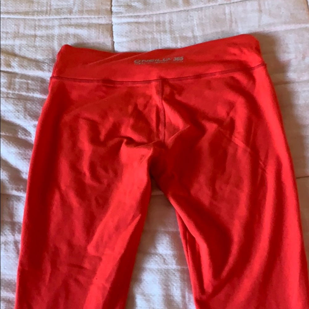 Pink athletic leggings